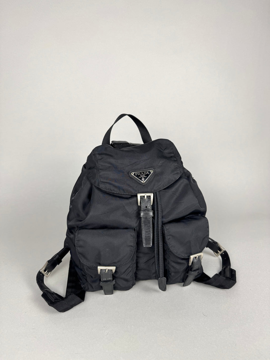 Prada Nylon Black Backpack Small