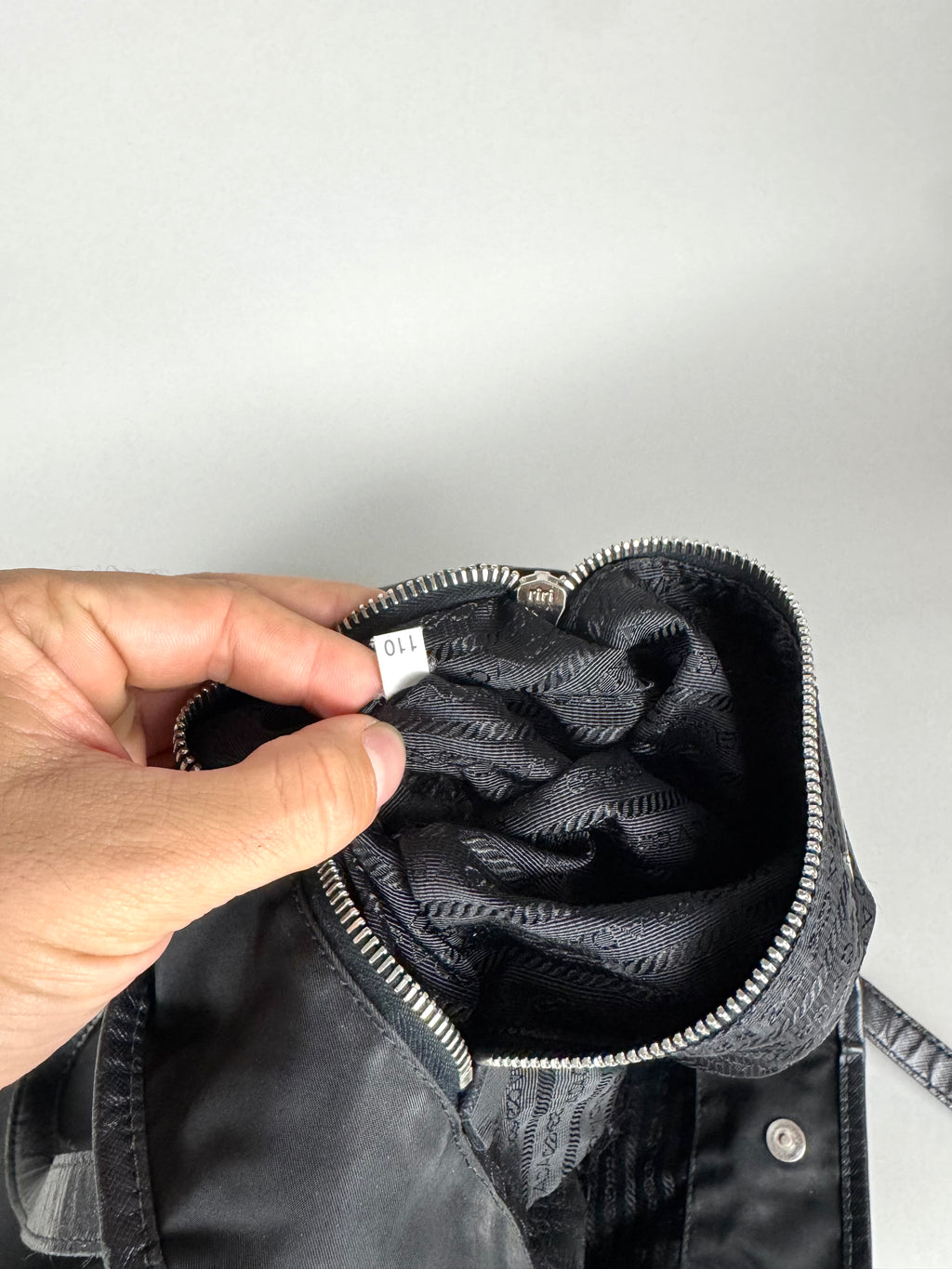 Prada Robot Nylon Black Tote
