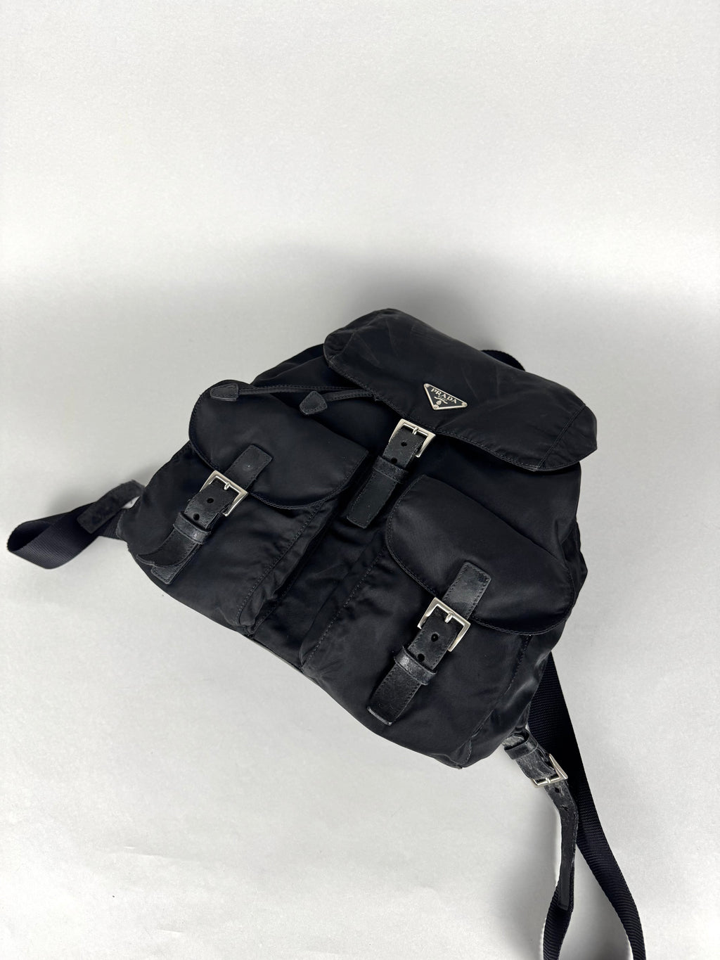 Prada Black Nylon Backpack Medium