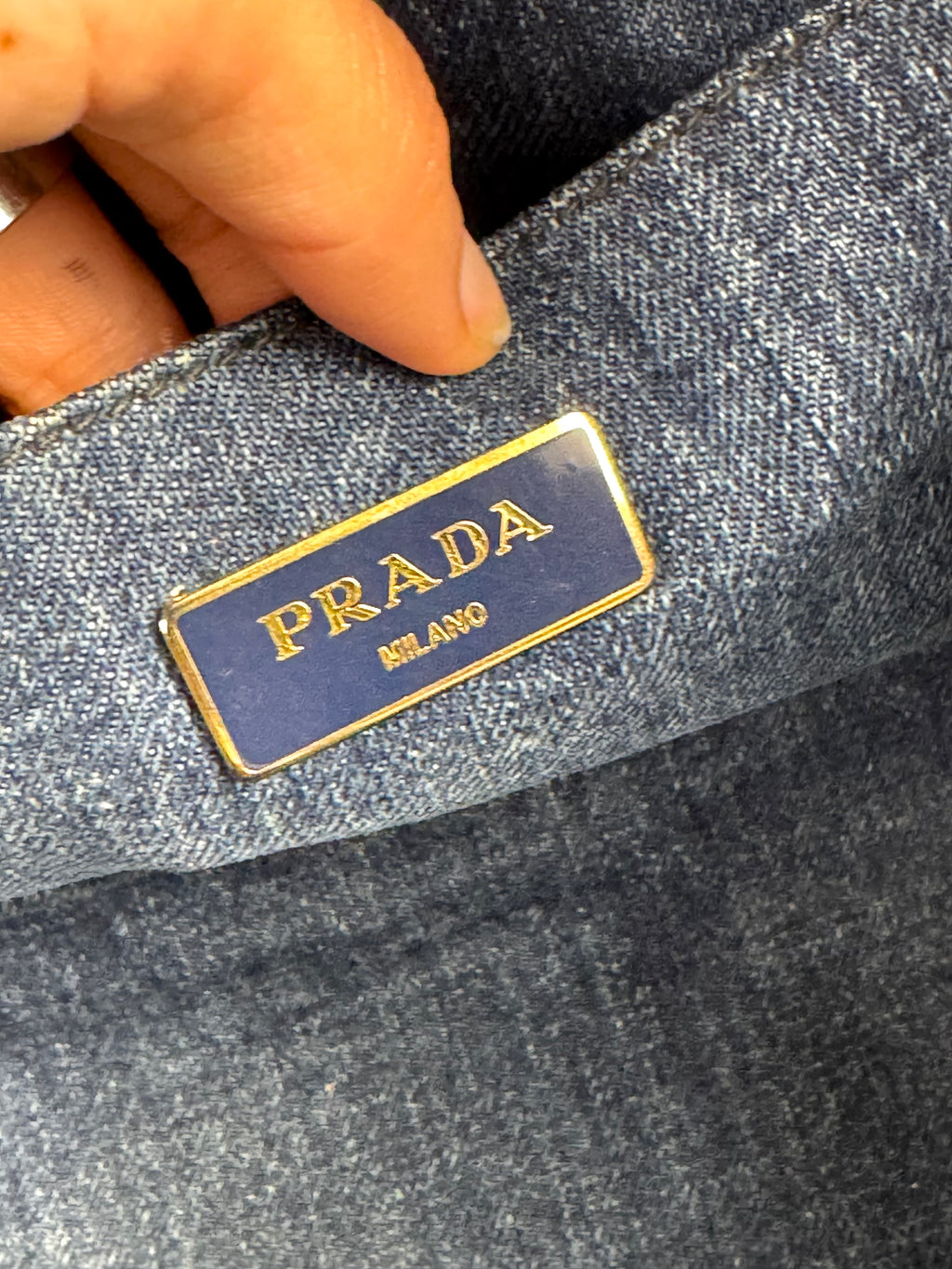 Prada Denim Tote