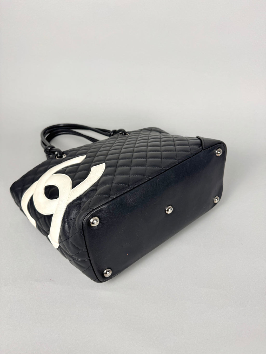 Chanel Cambon Black Leather Tote