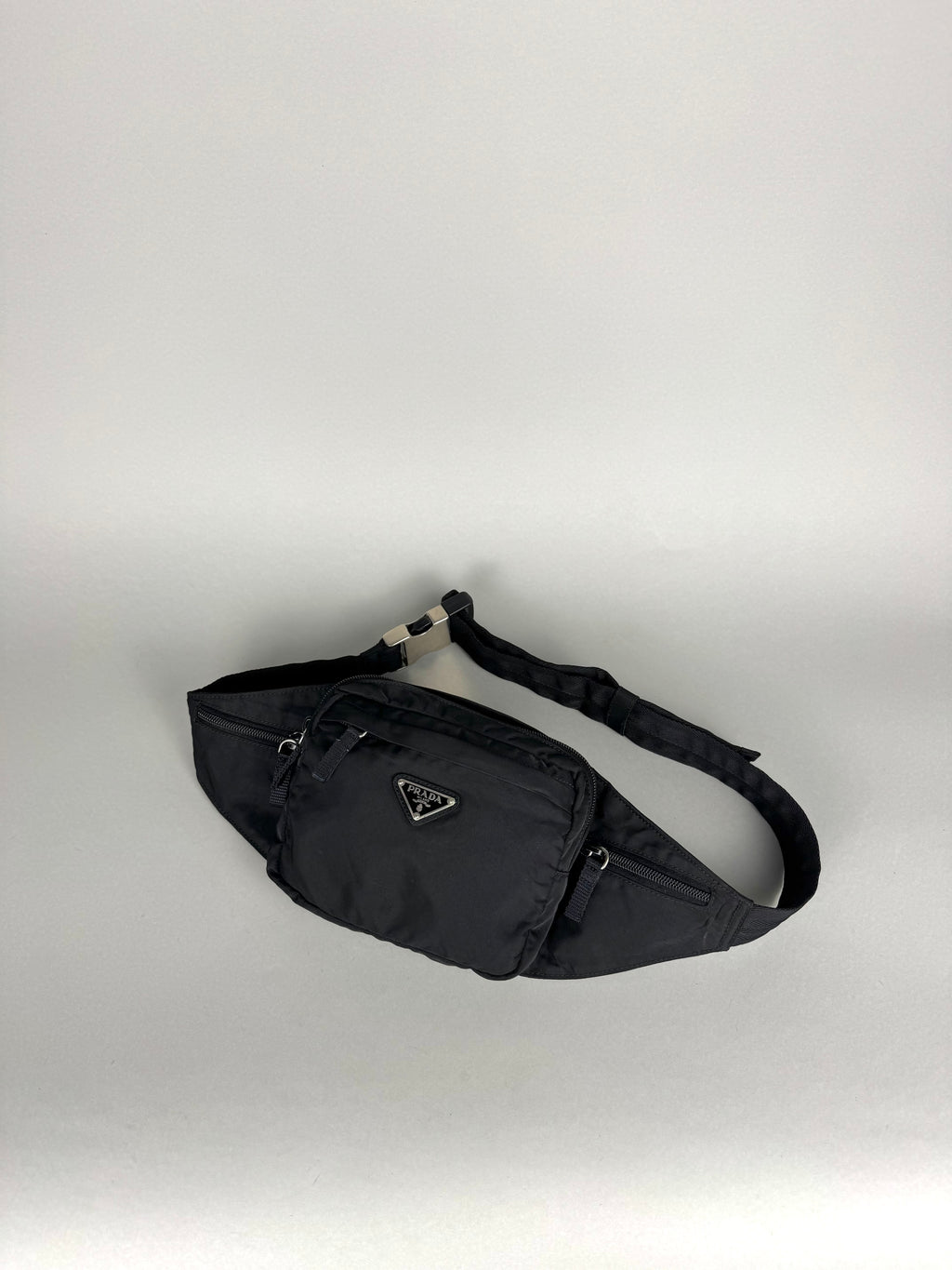 Prada Montagna Nylon Black Belt Pochete