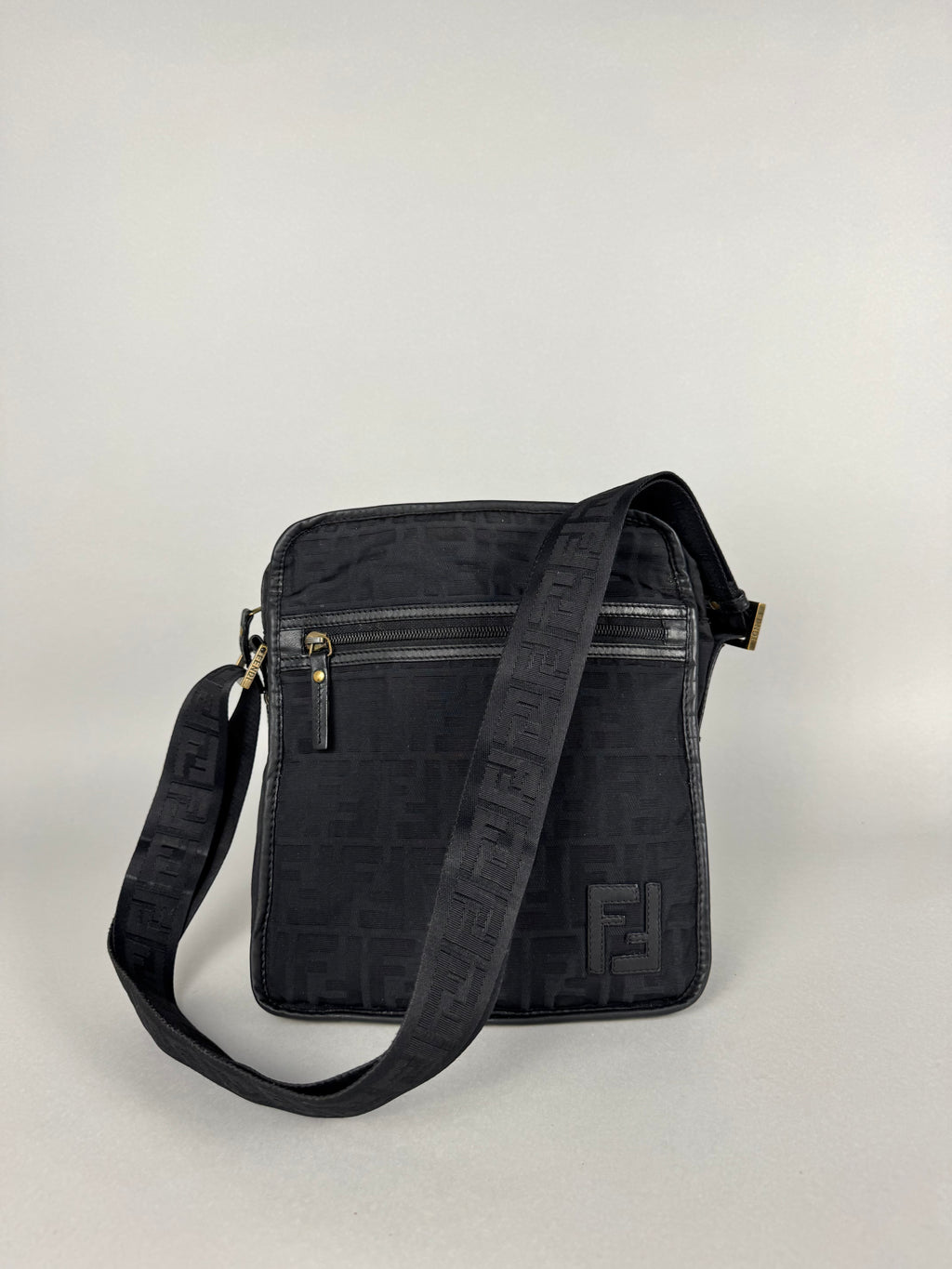 Fendi Monogram Black Crossbody
