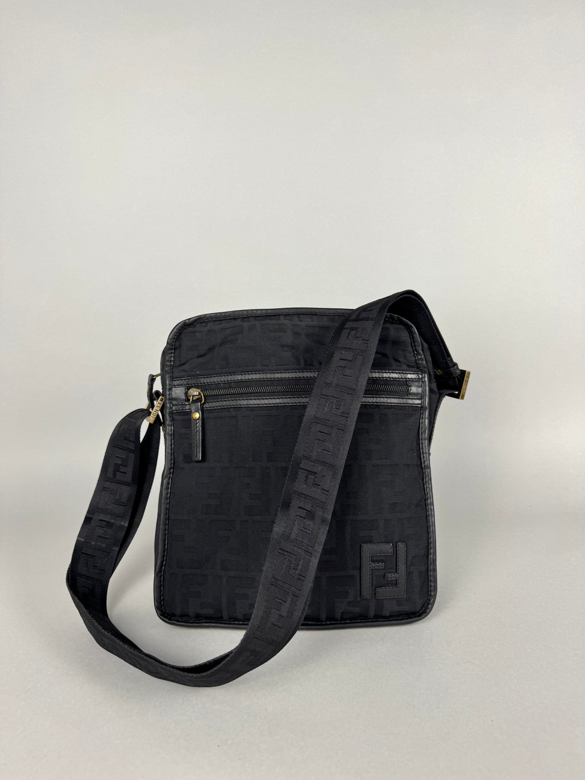 Fendi Monogram Black Crossbody