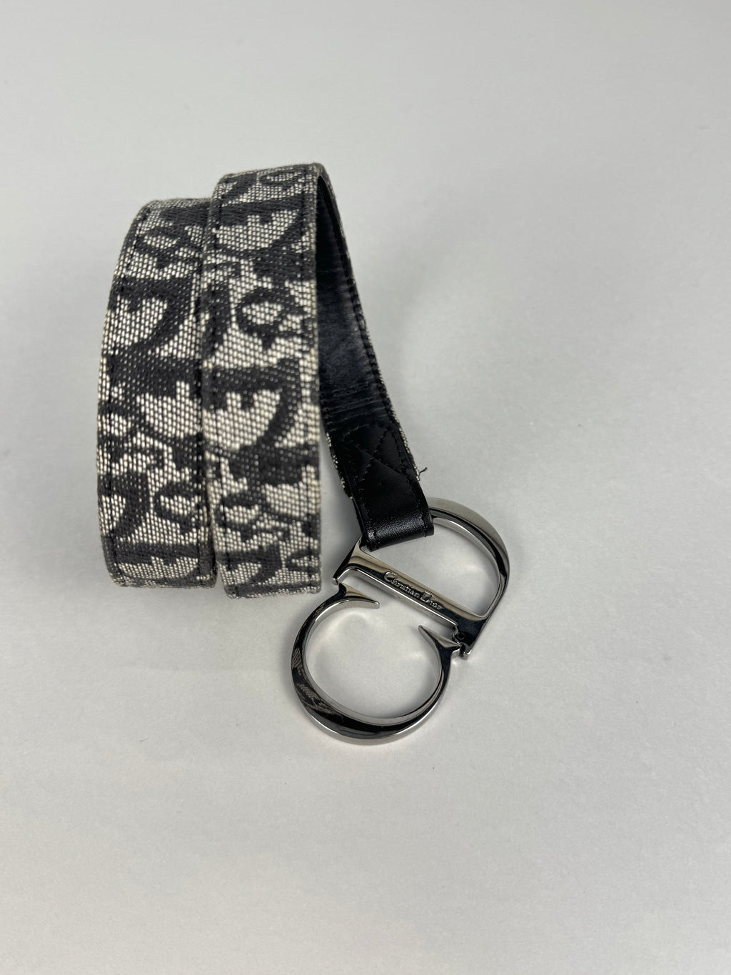 Christian Dior Monogram Oblique Logo Belt