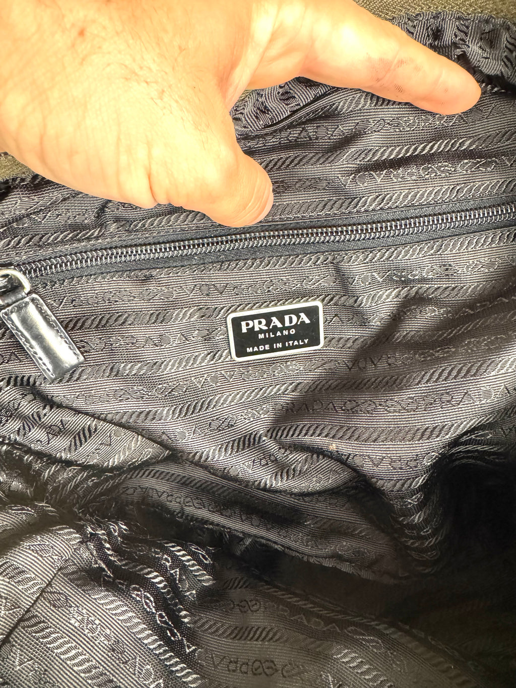 Prada Nylon Green Shoulder