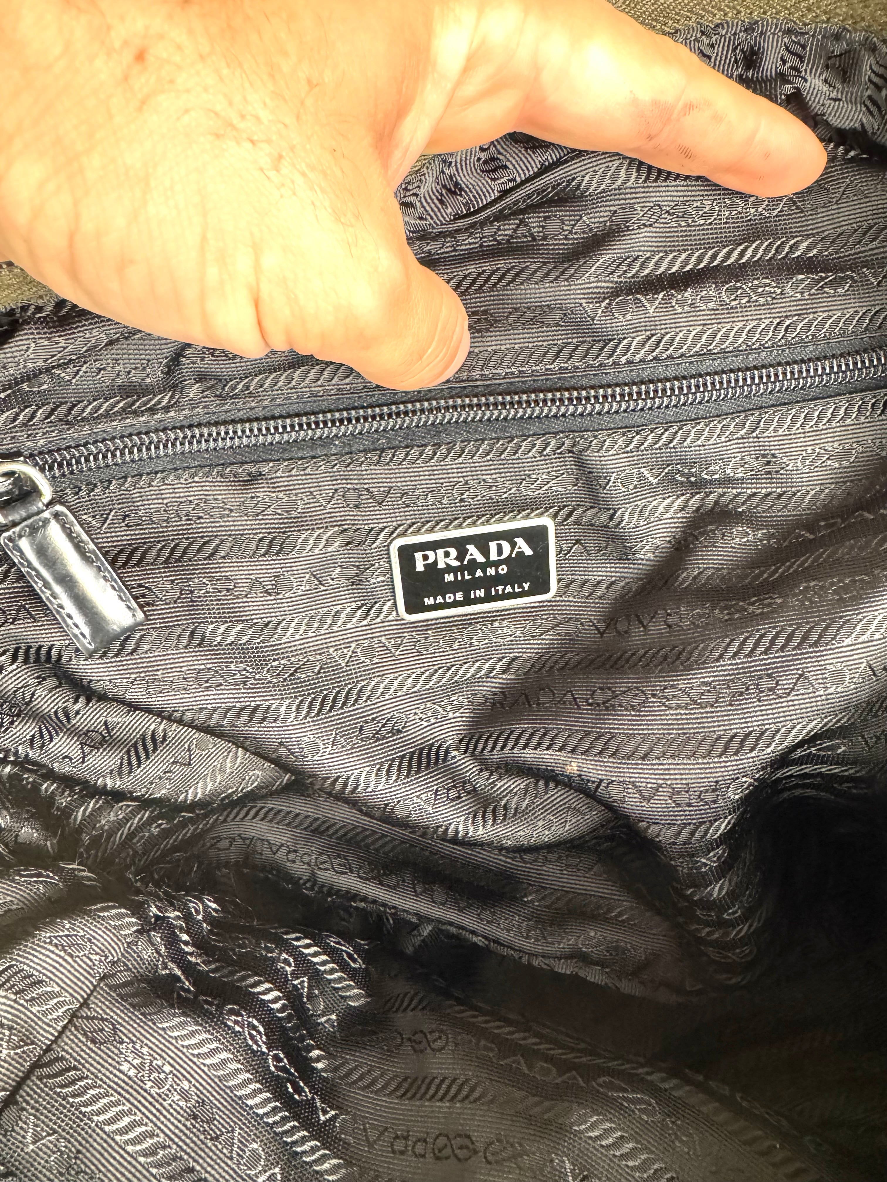 Prada Nylon Green Shoulder