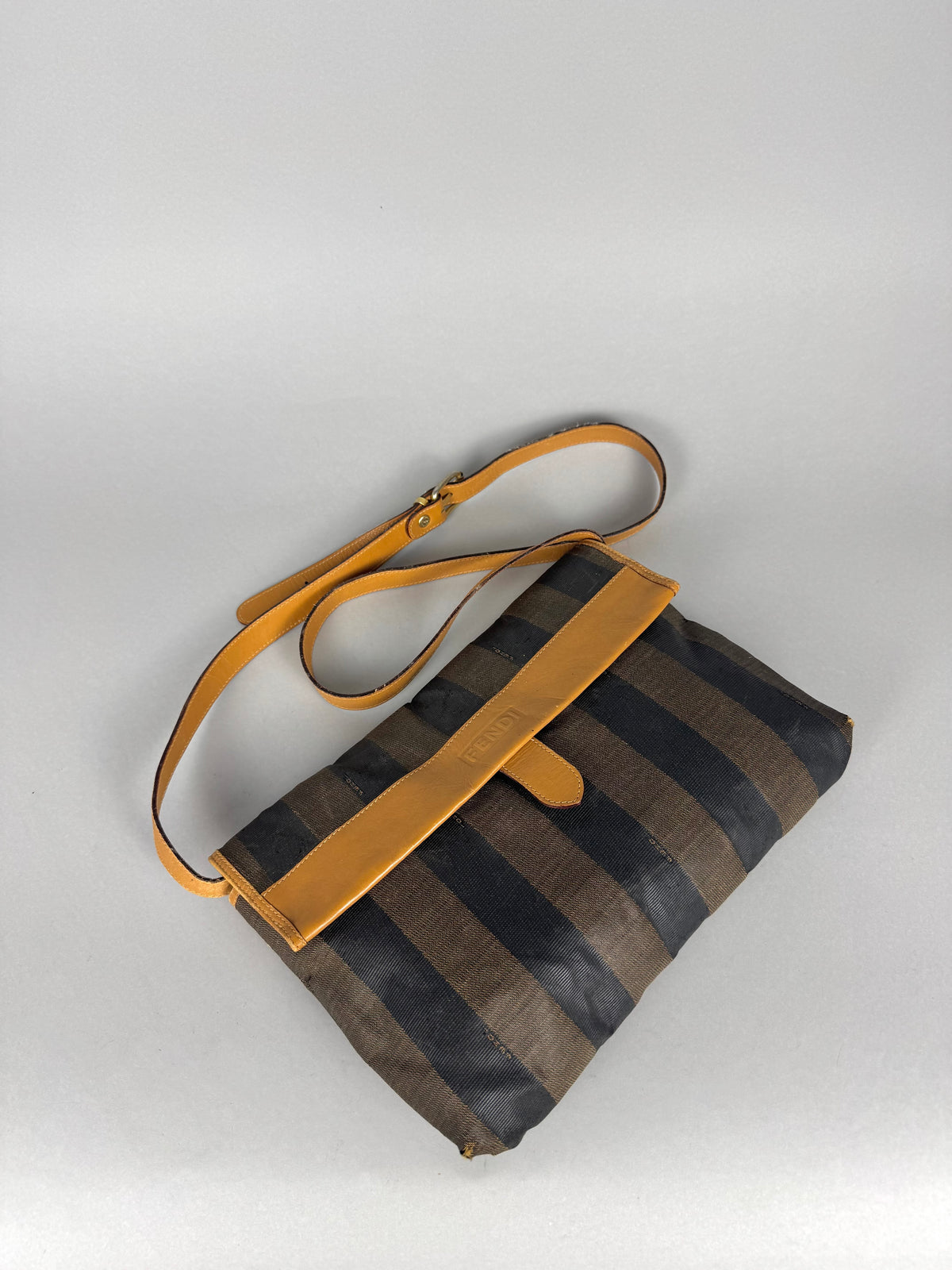 Fendi Pequim Stripe Envelope Crossbody
