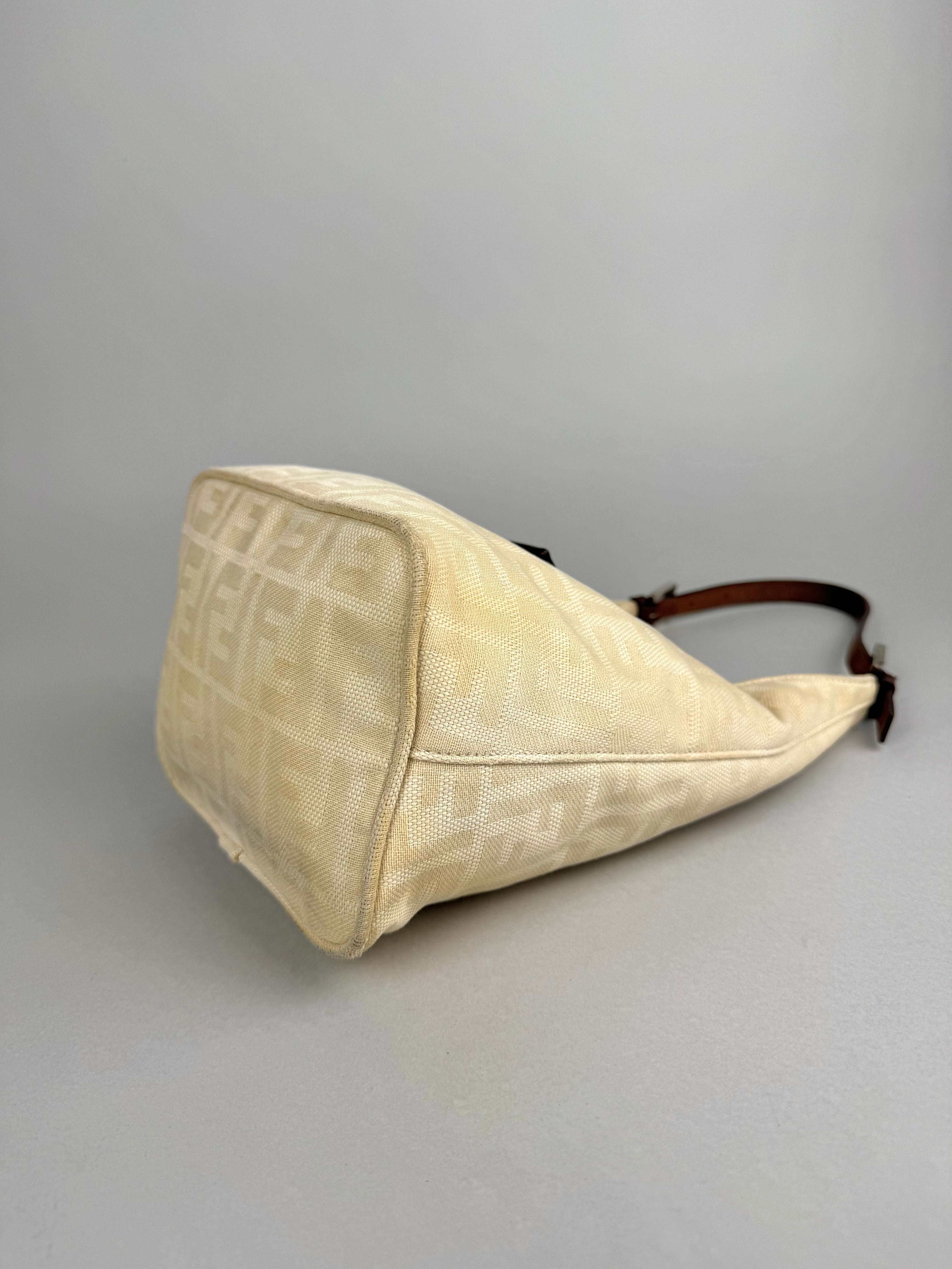 Fendi Monogram Bucket Beige