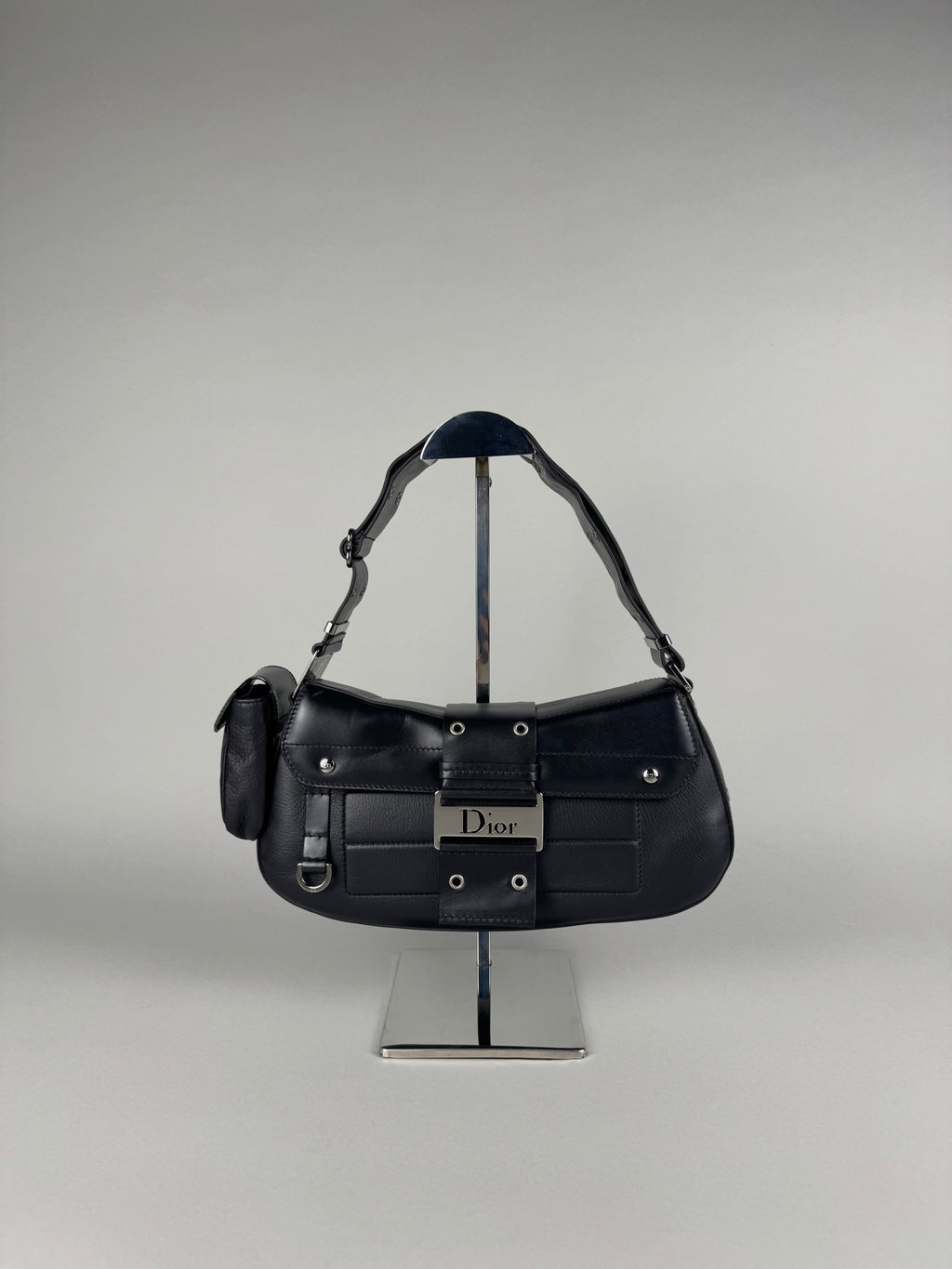 Christian Dior Street Chic Columbus Pocket Black Leather