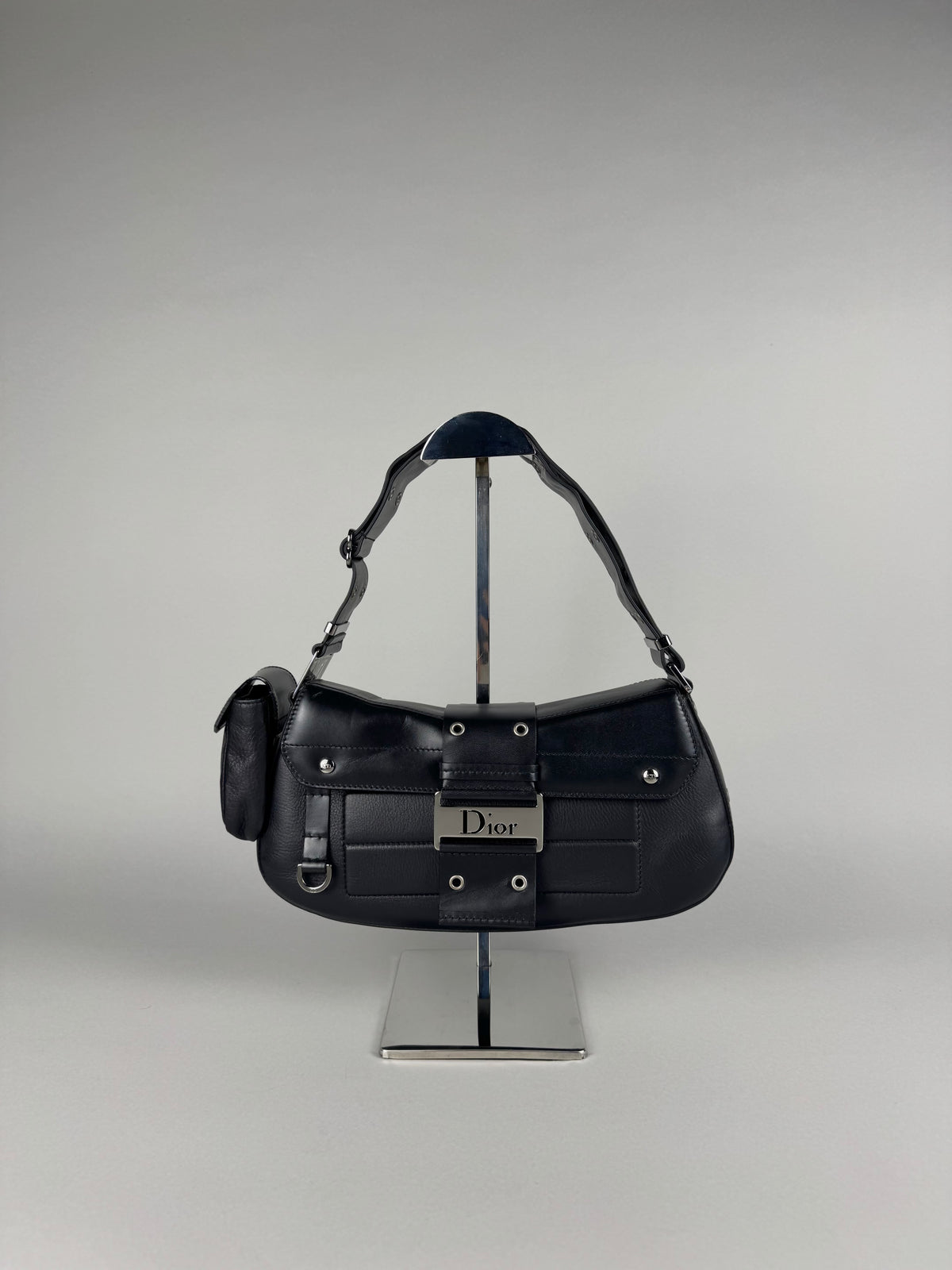 Christian Dior Street Chic Columbus Pocket Black Leather