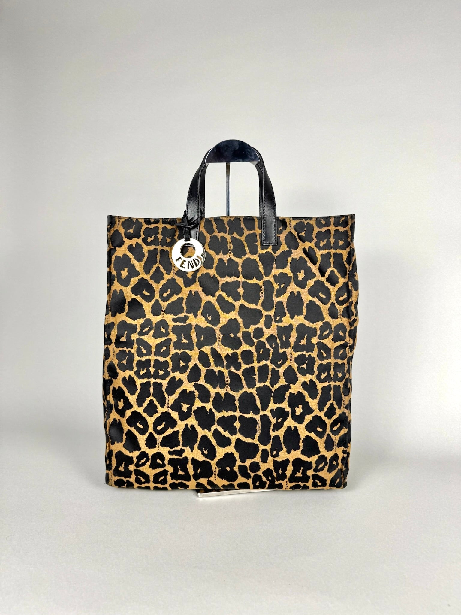 Fendi Special Shopping Tote Printed Canvas Large