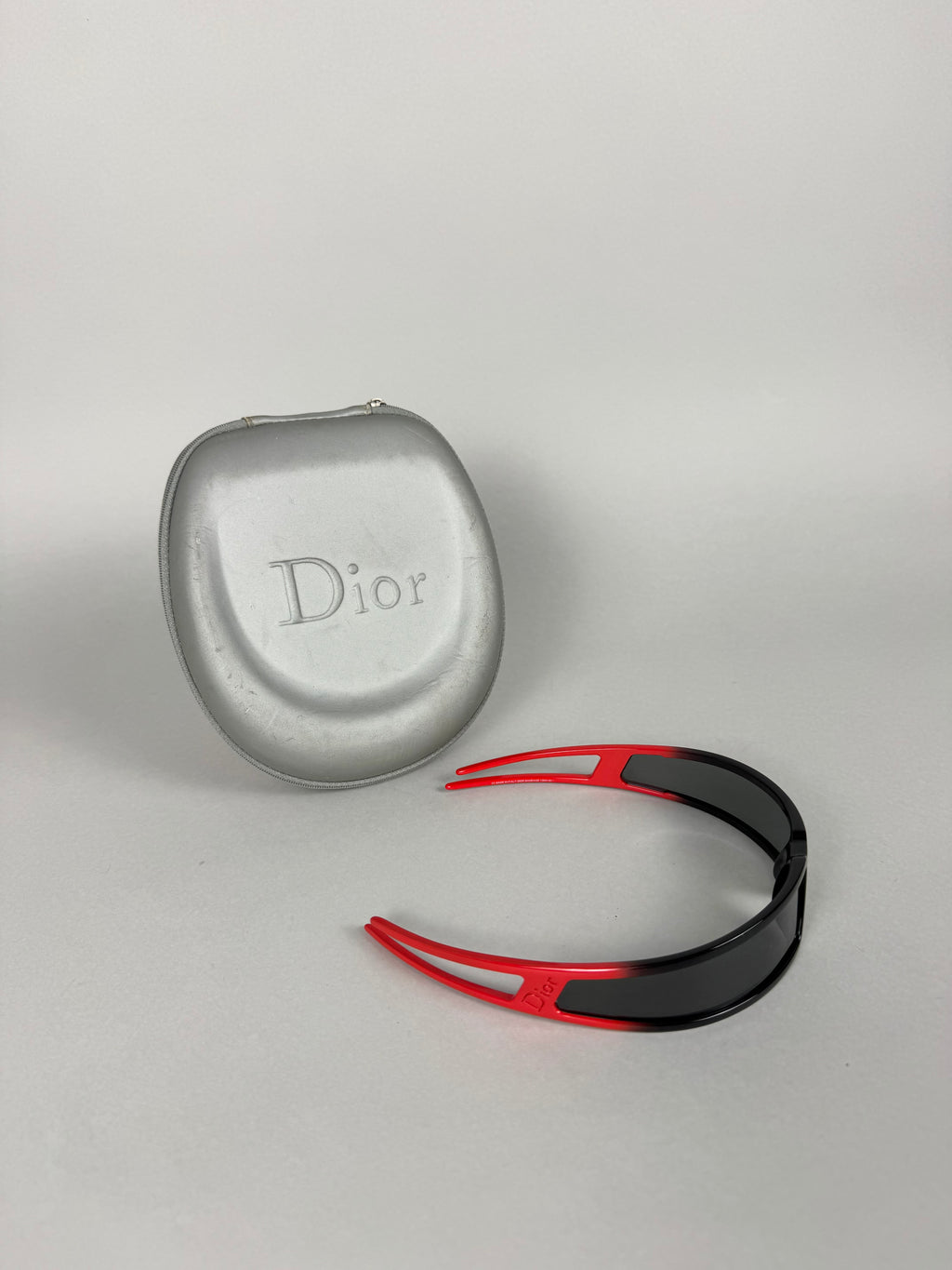 Christian Dior Red and Black Bandage 1 Sunglasses