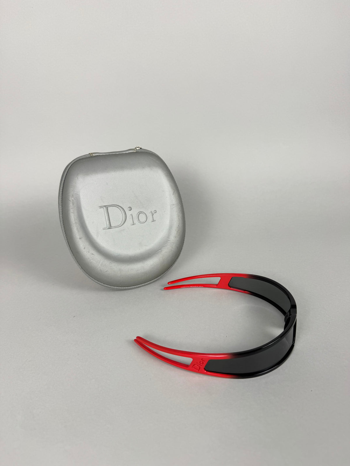 Christian Dior Red and Black Bandage 1 Sunglasses
