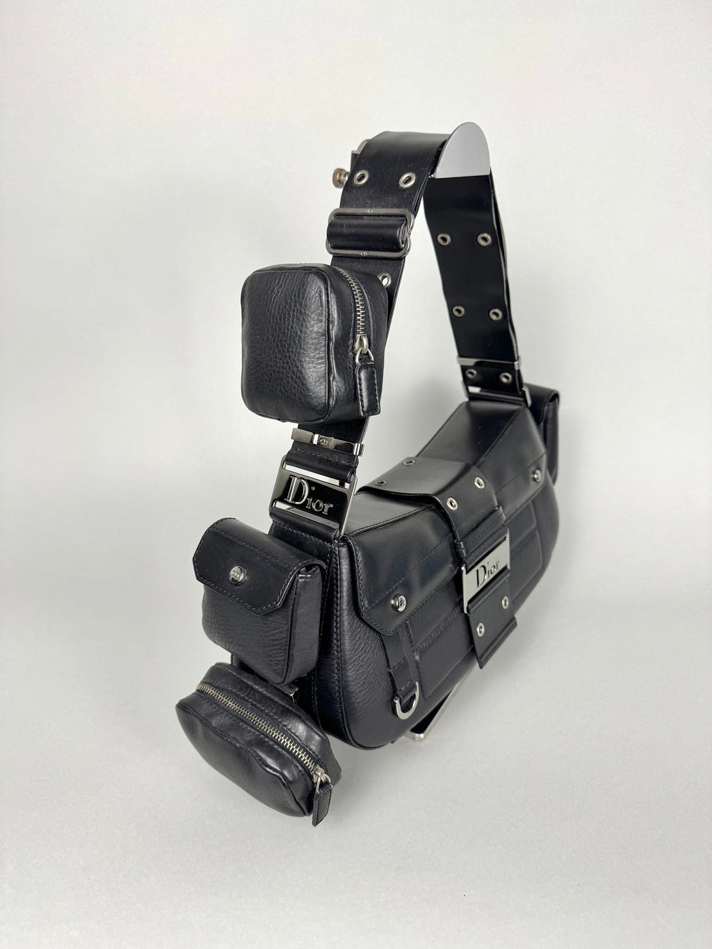 Christian Dior Street Chic Columbus Black Leather