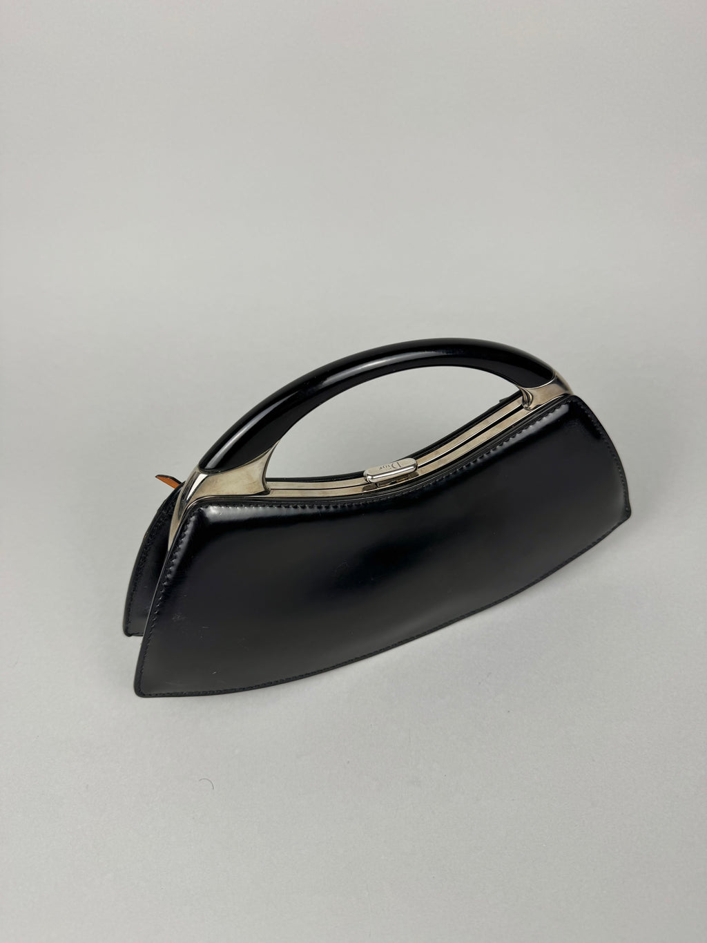 Christian Dior Bondage Black Leather