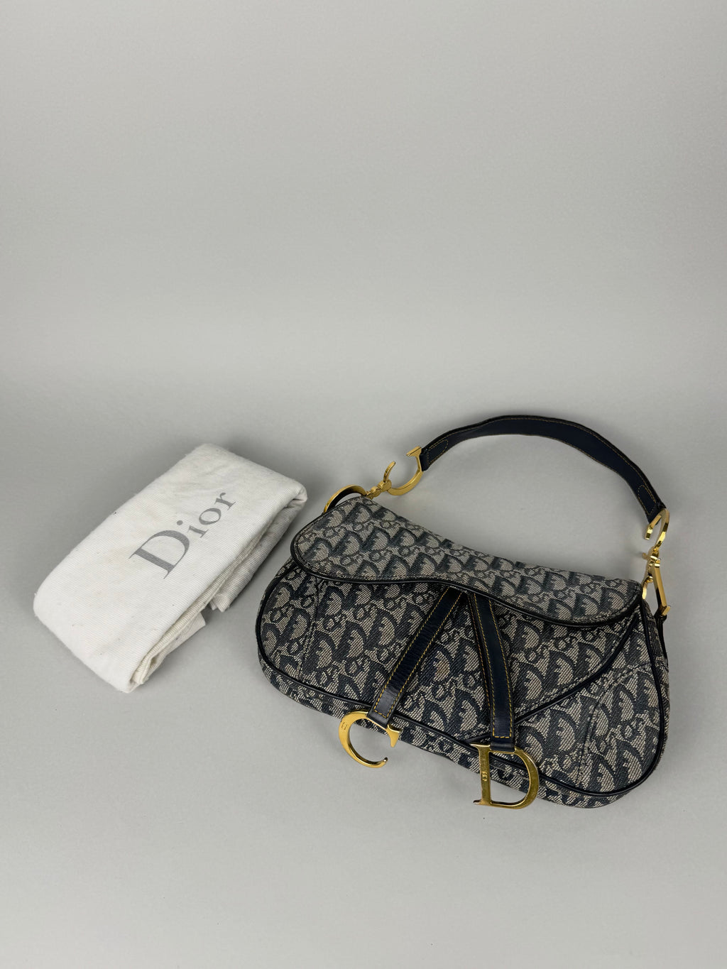 Christian Dior Double Saddle Monogram Oblique