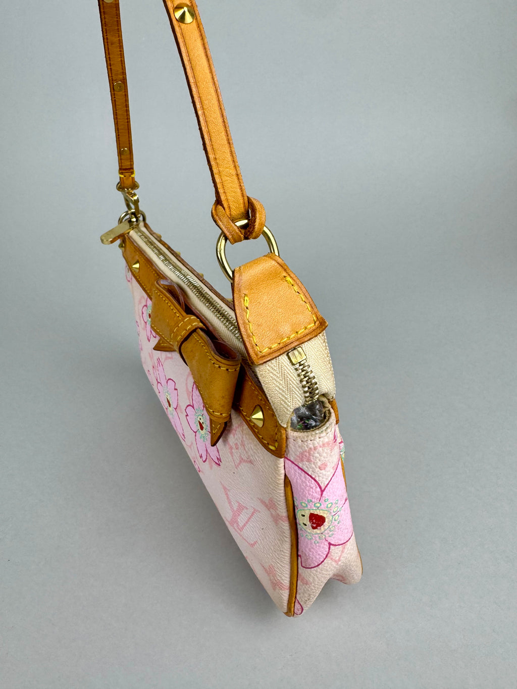 Louis Vuitton Pink Pochette Blossom Murakami