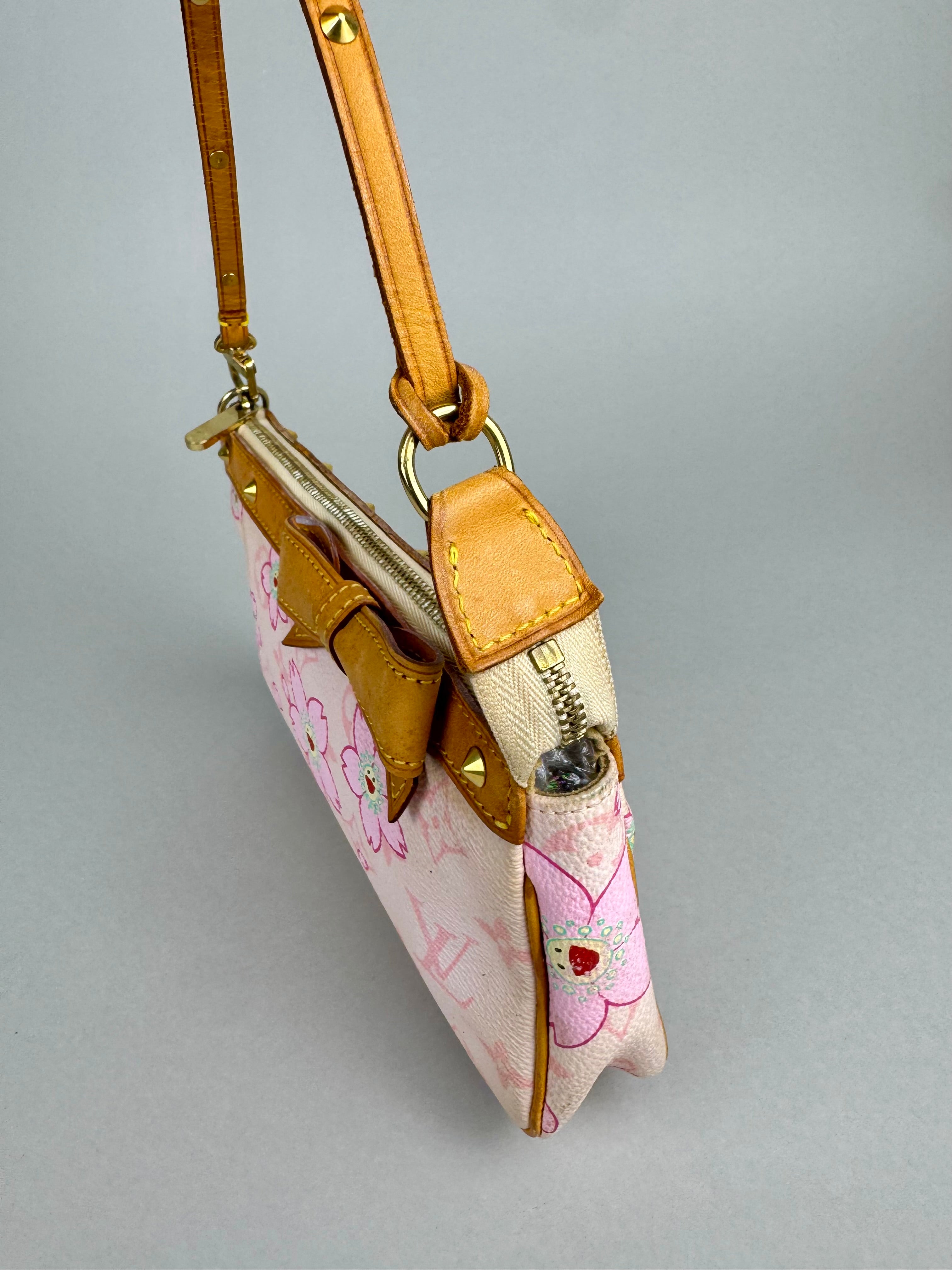 Louis Vuitton Pink Pochette Blossom Murakami