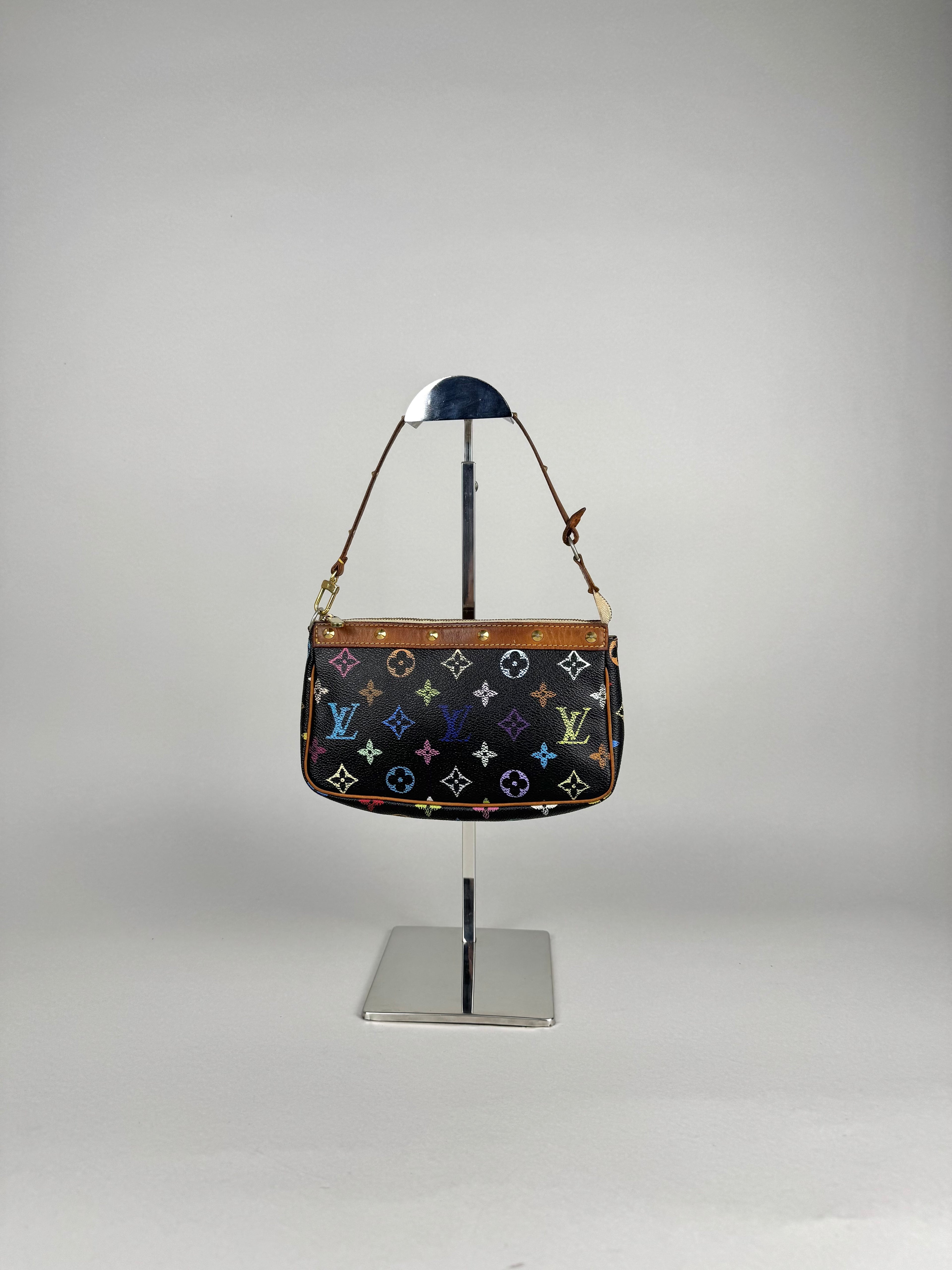 Louis Vuitton Pochette Multicolor Black Monogram