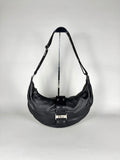 Christian Dior Street Chic Half Moon Leather Black