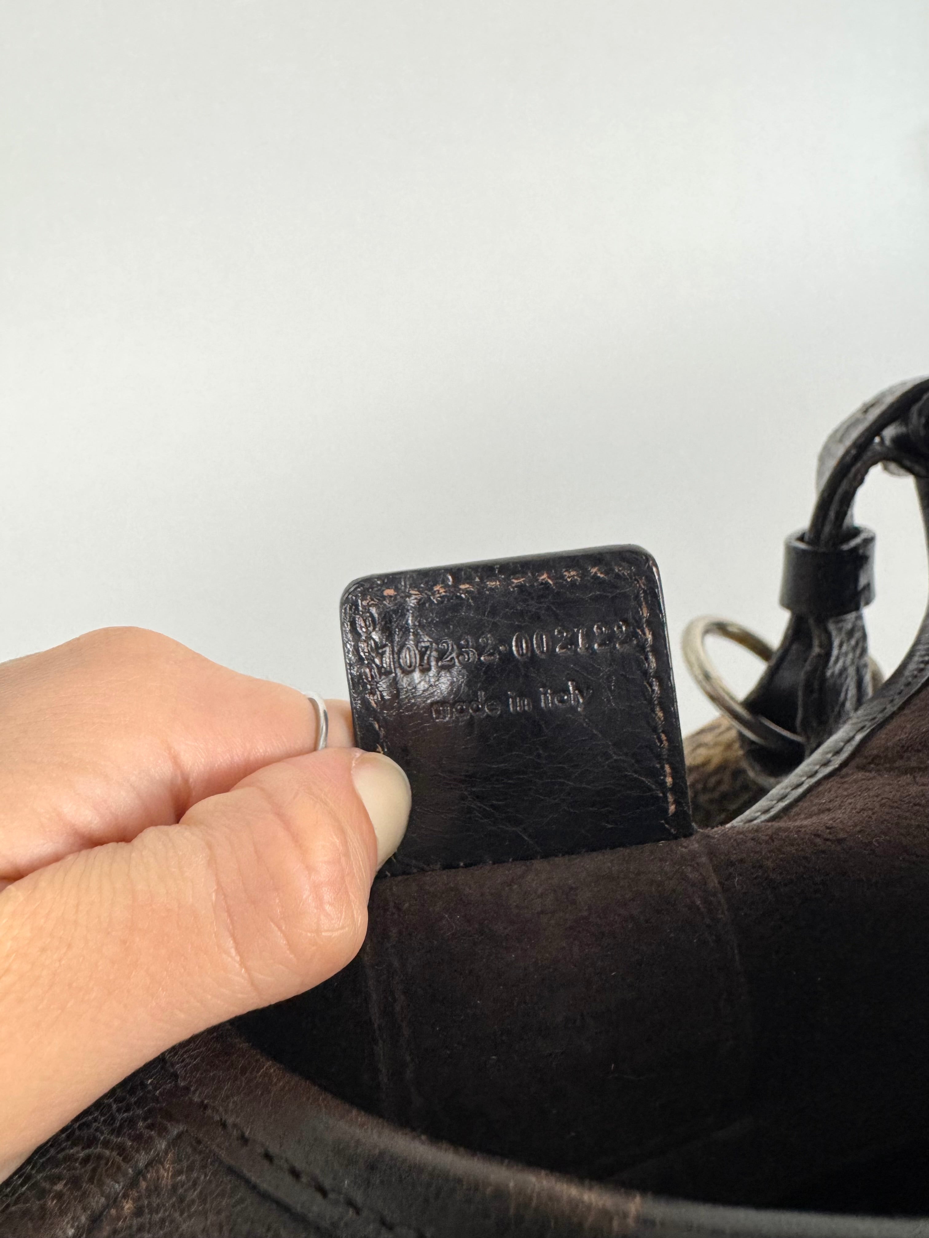 Yves Saint Laurent Mombasa Leather Brown