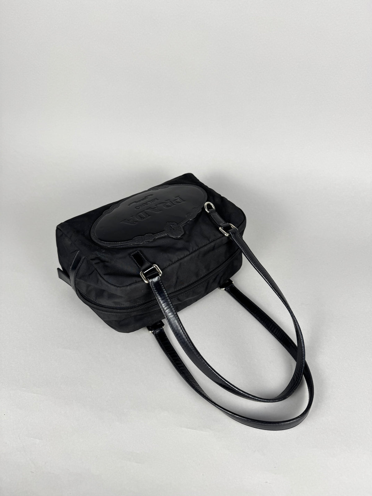 Prada Tessuto Black Nylon Shoulder