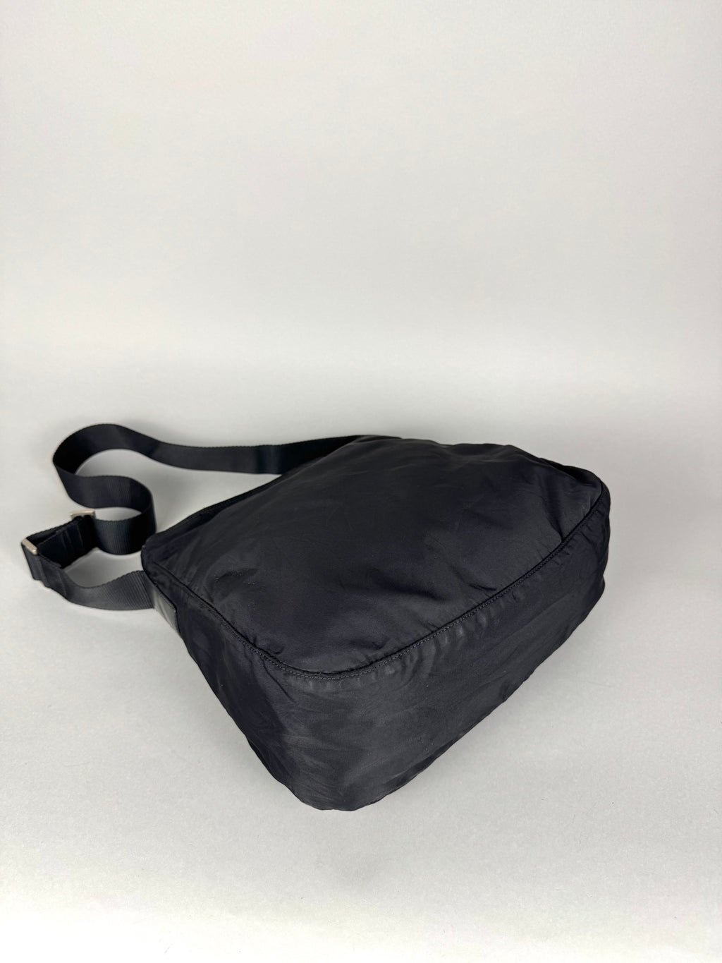 Prada Tessuto Black Nylon Shoulder Bag