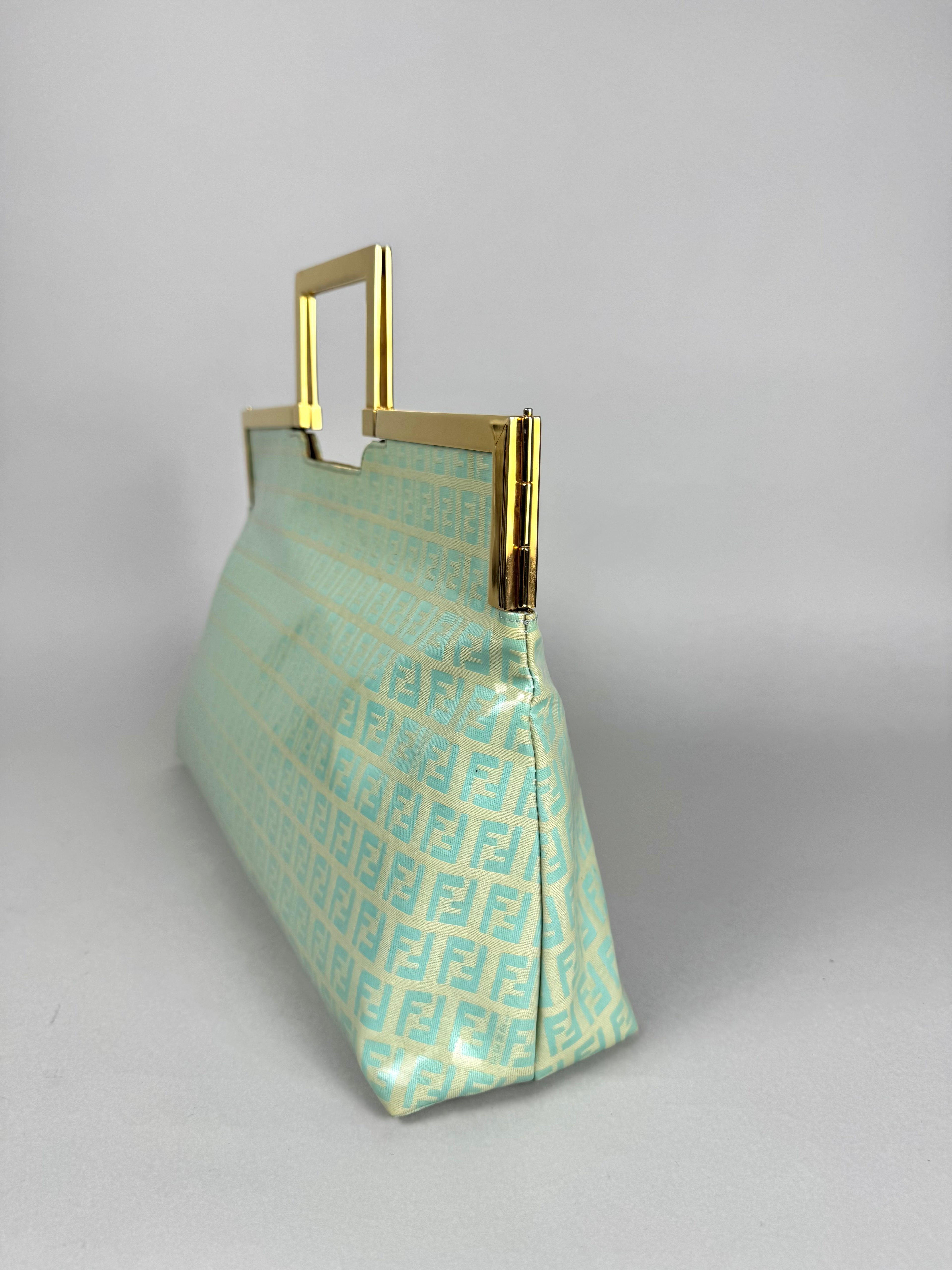 Fendi Monogram Zucchino Turquoise