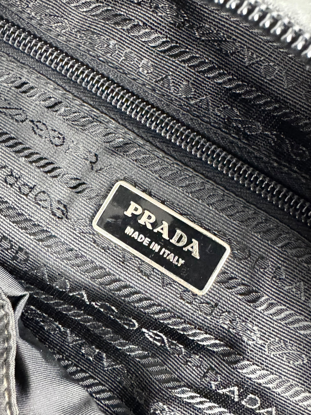 Prada Black Nylon Braided Tote