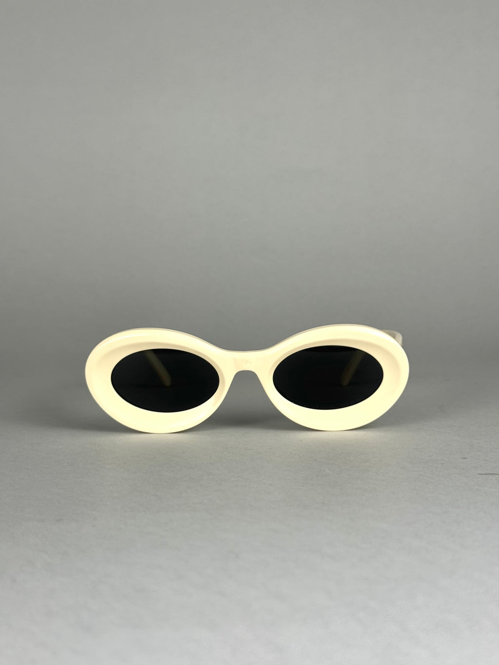 Loewe Loop Oversized Round Frame White Sunglasses