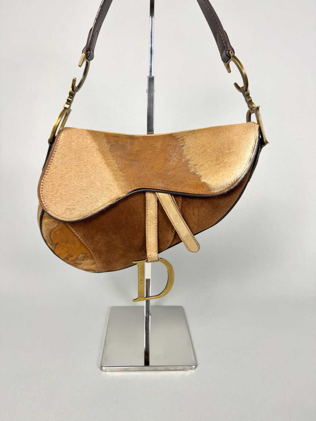 Christian Dior Pony Hair Saddle