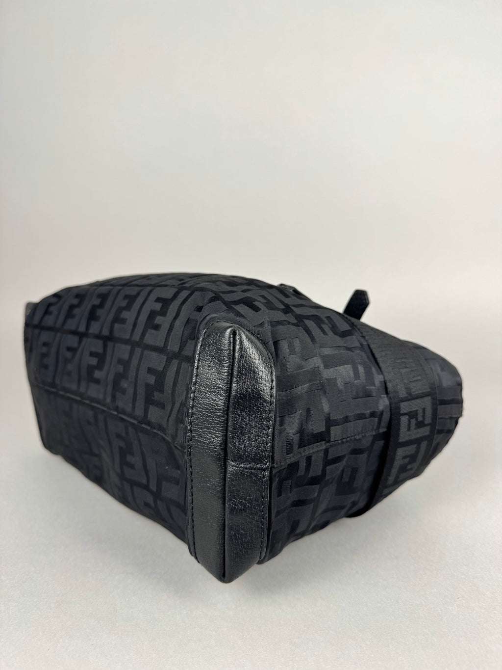 Fendi Monogram Zucca Zip Code Shoulder
