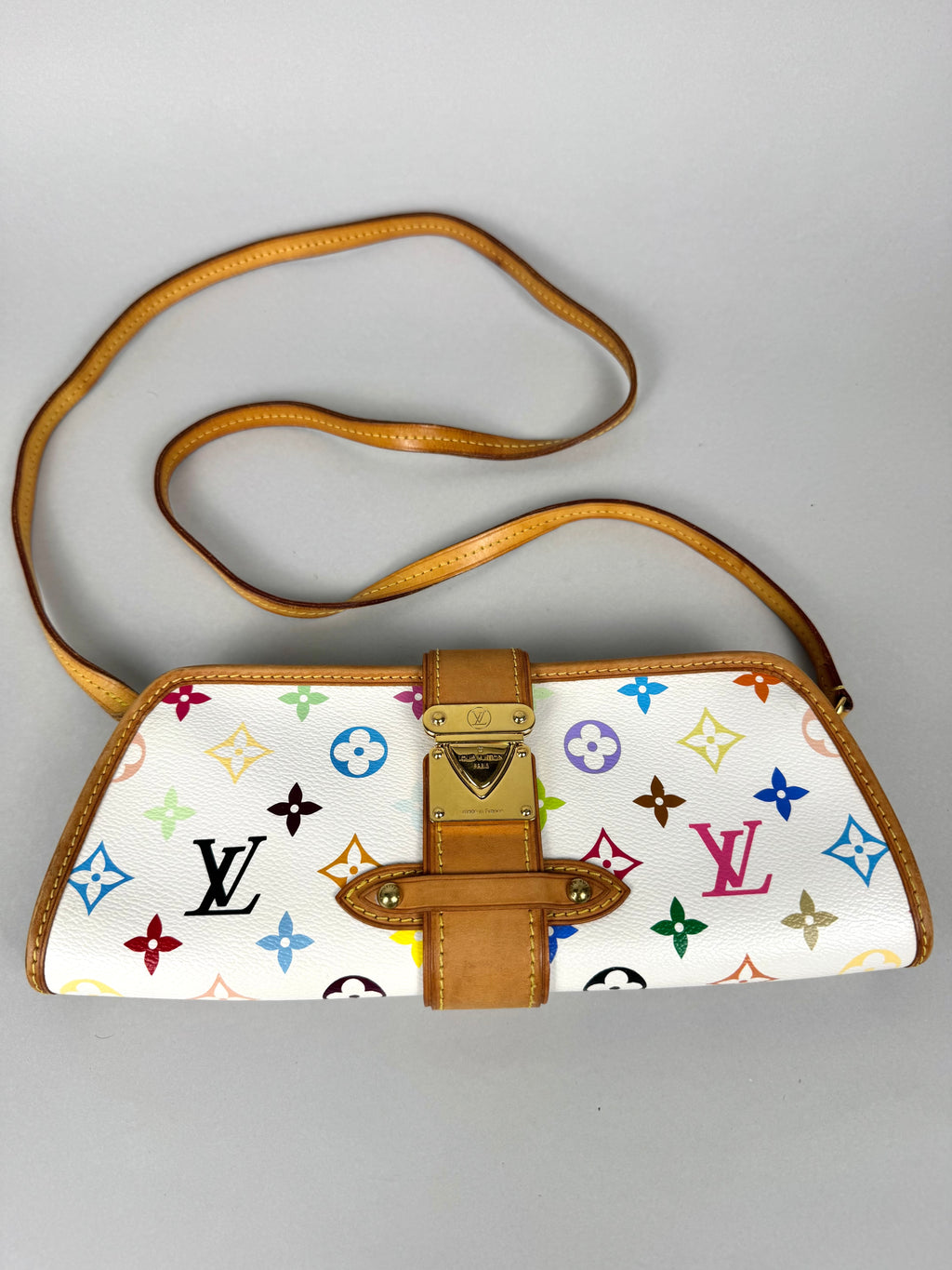Louis Vuitton Shirley Monogram Multicolor White