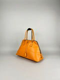 Prada Vitello Daino Leather Orange Dome