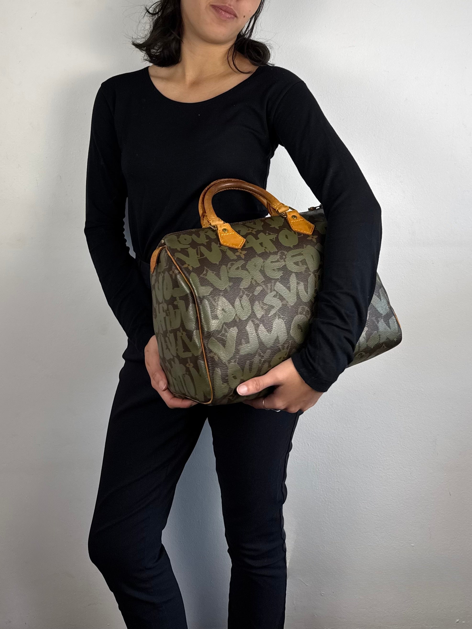 Louis Vuitton Speedy 30 Grafitti Stephen Sprouse