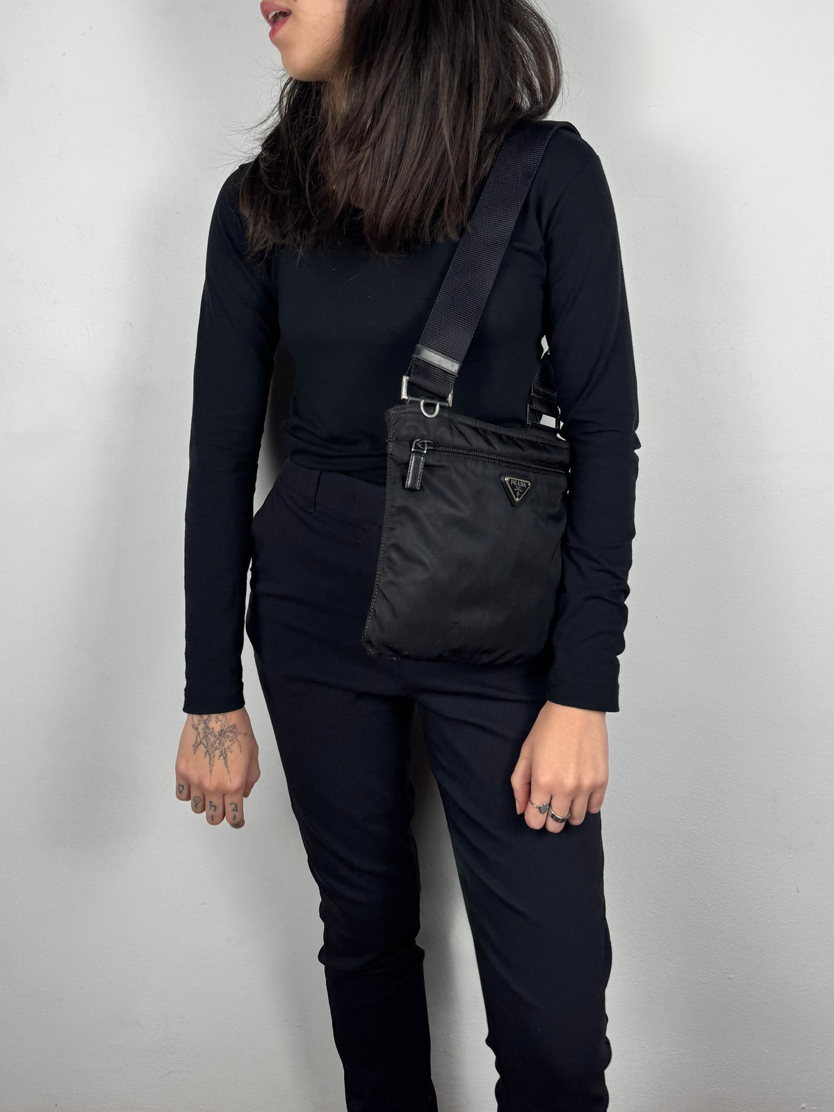 Prada Black Nylon Crossbody Small