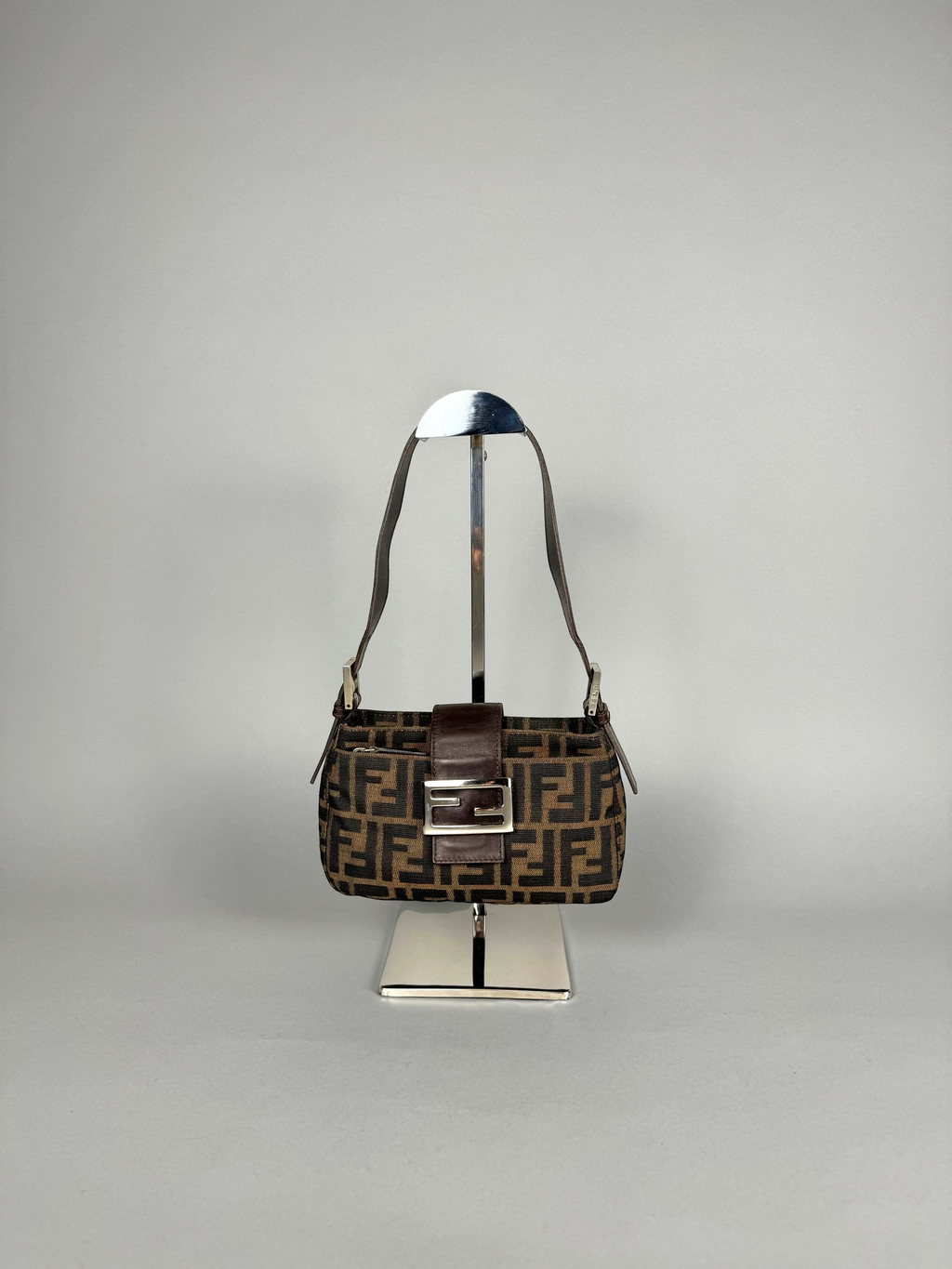 Fendi Mini Mama Baguette Monogram Zucca
