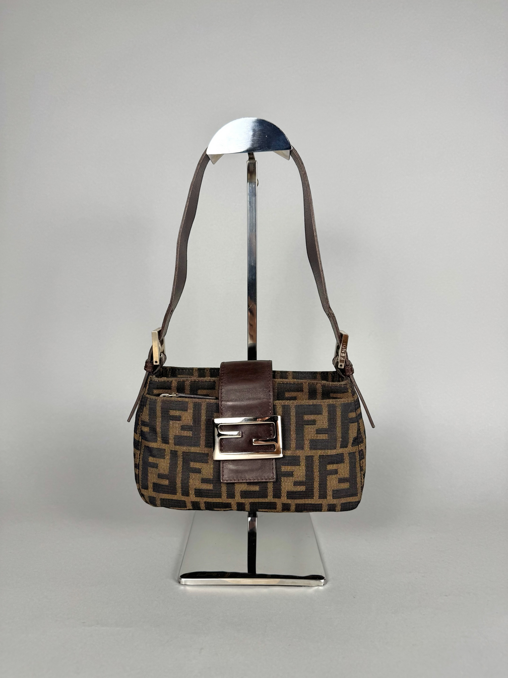 Fendi Mini Mama Baguette Monogram Zucca