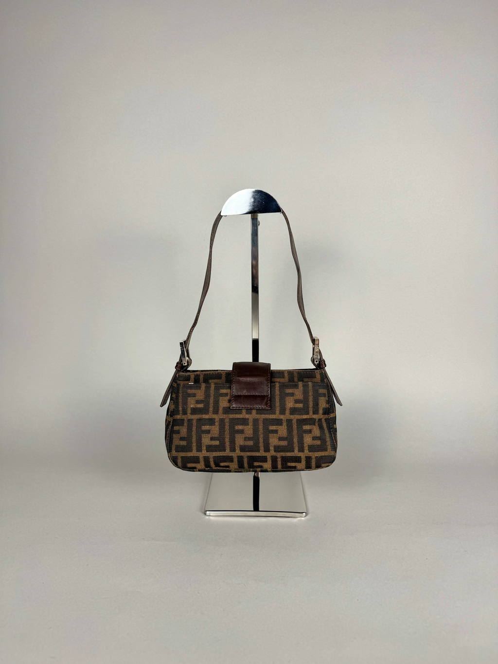 Fendi Mini Mama Baguette Monogram Zucca