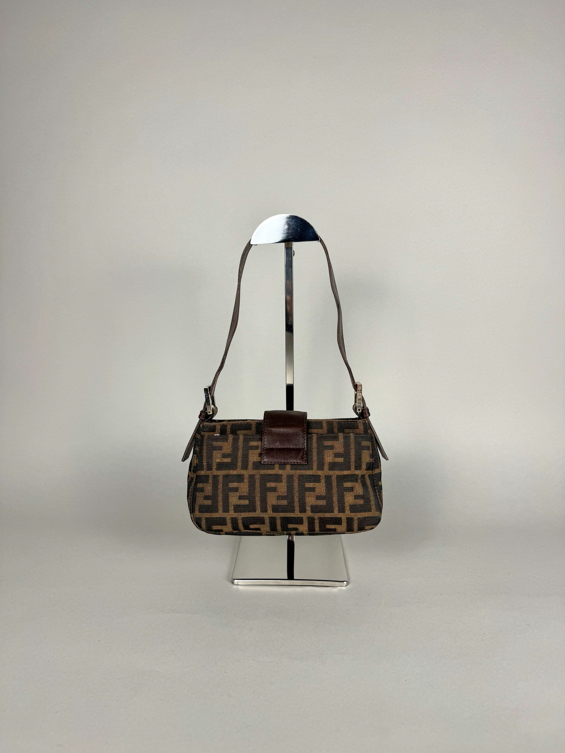 Fendi Mini Mama Baguette Monogram Zucca