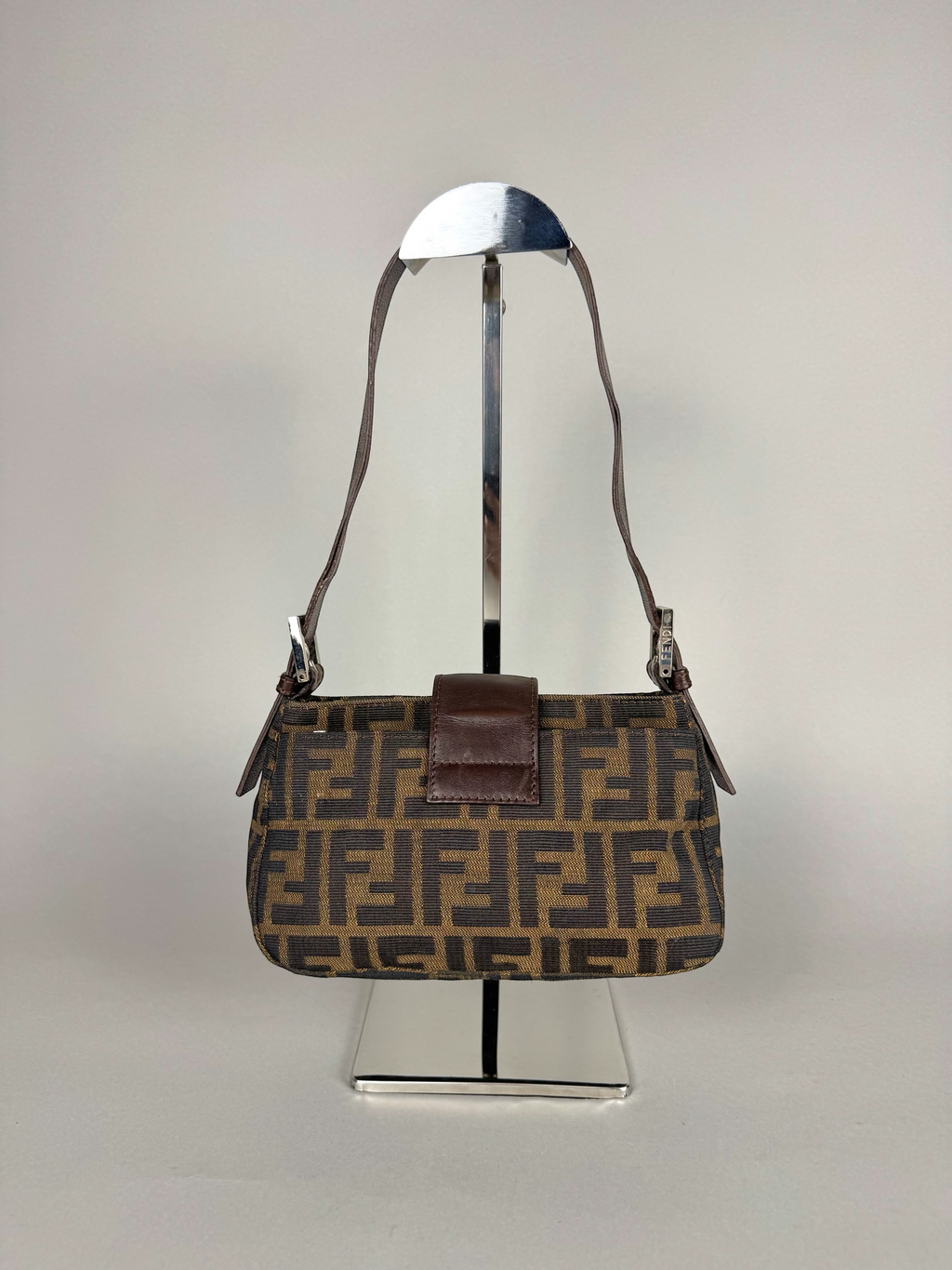 Fendi Mini Mama Baguette Monogram Zucca
