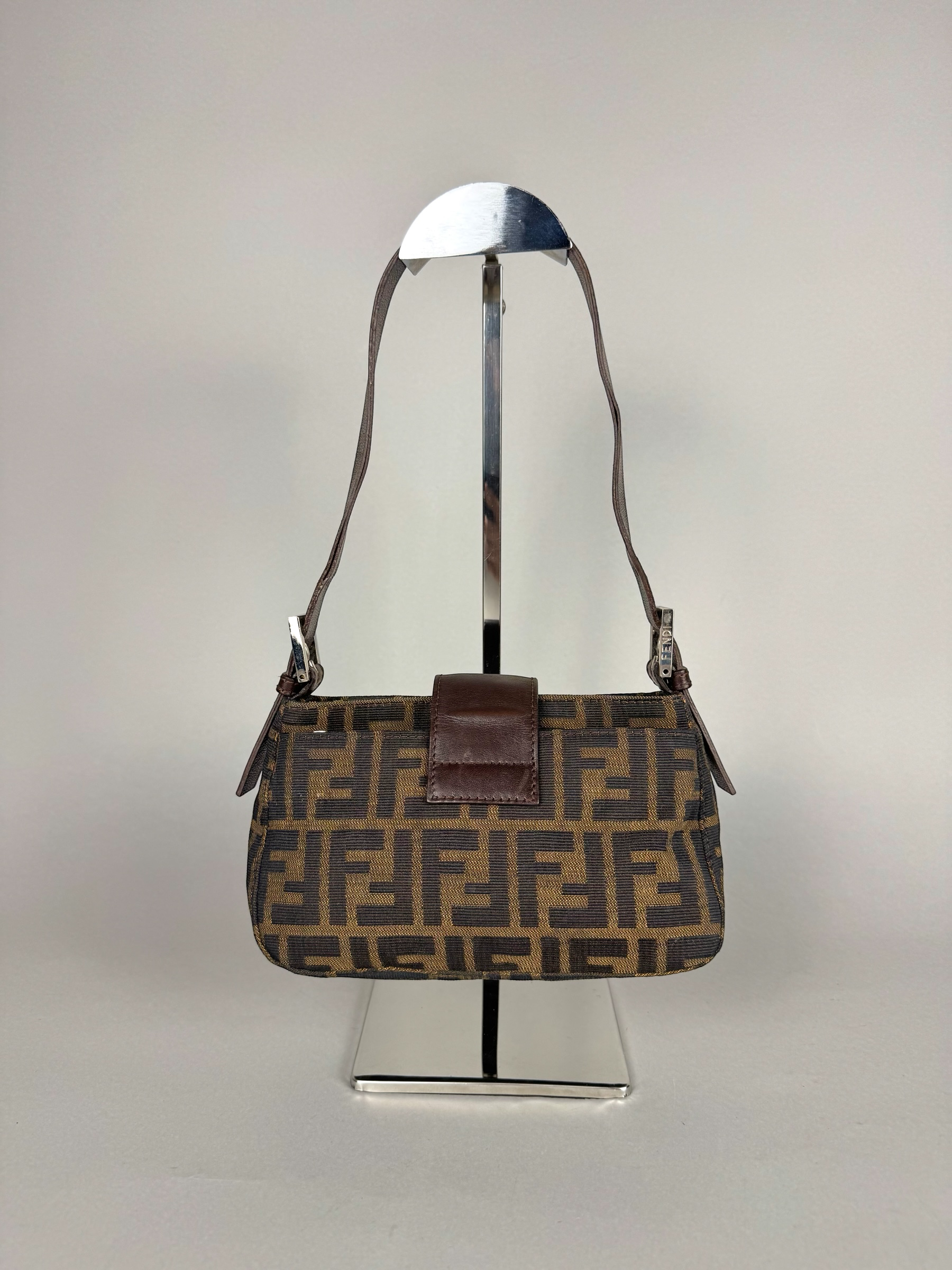 Fendi Mini Mama Baguette Monogram Zucca